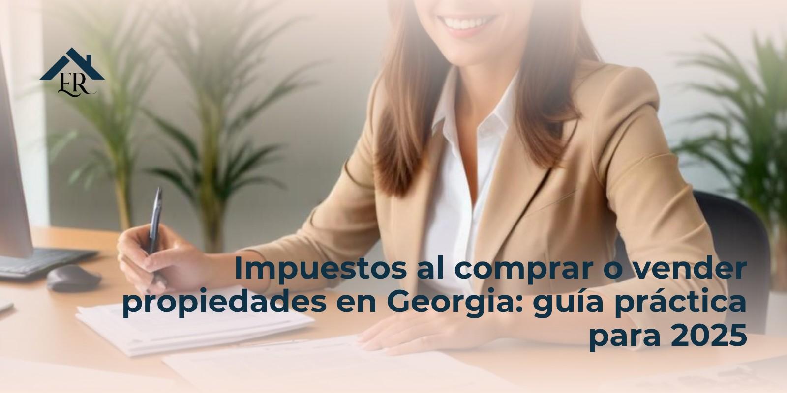 Impuestos al comprar o vender propiedades en Georgia: guía práctica para 2025